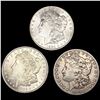 Image 1 : (3) Morgan Dollars (1884-S, 1884-O, 1921)