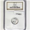 Image 1 : 1943 Wheat Cent NGC MS66