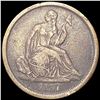 Image 1 : 1837 No Stars Seated Liberty Dime LIGHTLY CIRCULAT