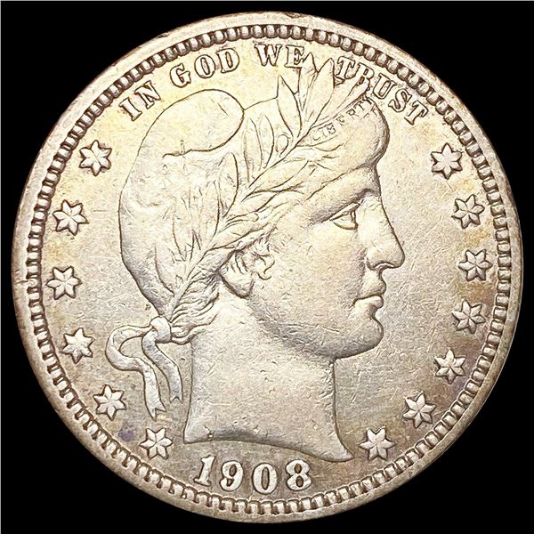 1908-D Barber Quarter CLOSELY UNCIRCULATED