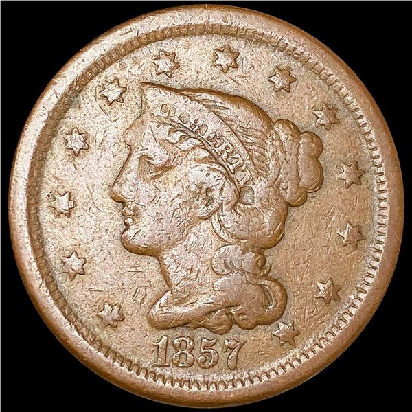 1857 Large Cent NICELY CIRCULATED