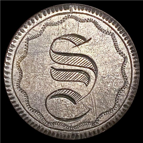 1854 Arrows Seated Liberty Love Token