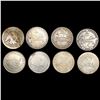 Image 2 : (8) Misc Half Dollars (1858, 1876, (3) 1893, (3)