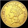 Image 1 : 1854 $3 Gold Piece CLOSELY UNCIRCULATED