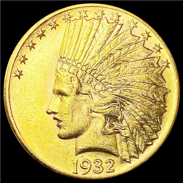 1932 $10 Gold Eagle CLOSELY UNCIRCULATED