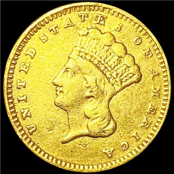 1852 Rare Gold Dollar ABOUT UNCIRCULATED