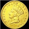 Image 1 : 1852 Rare Gold Dollar ABOUT UNCIRCULATED