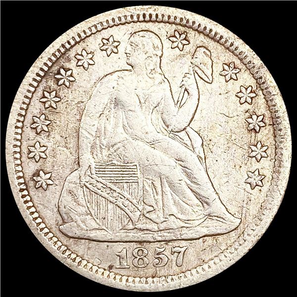 1857-O Seated Liberty Dime CLOSELY UNCIRCULATED