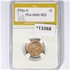 Image 1 : 1926-D Wheat Cent PGA MS65 RED
