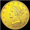 Image 1 : 1881 $10 Gold Eagle CHOICE BU