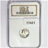 Image 1 : 1936 Mercury Silver Dime NGC MS64