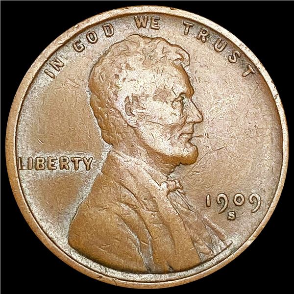 1909-S VDB Wheat Cent CLOSELY UNCIRCULATED