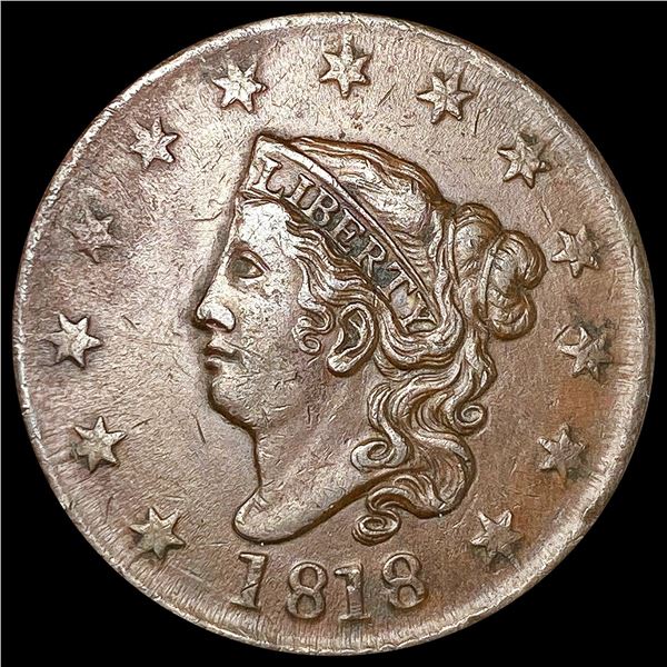 1818 Large Cent CLOSELY UNCIRCULATED