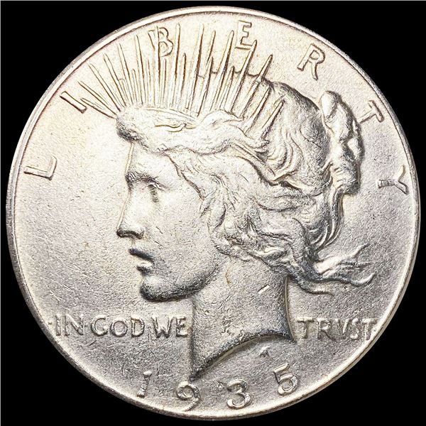 1935 Silver Peace Dollar ABOUT UNCIRCULATED