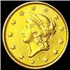 Image 1 : 1853 Rare Gold Dollar NEARLY UNCIRCULATED