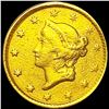 Image 1 : 1851 Rare Gold Dollar NICELY CIRCULATED