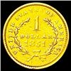 Image 2 : 1851 Rare Gold Dollar NICELY CIRCULATED