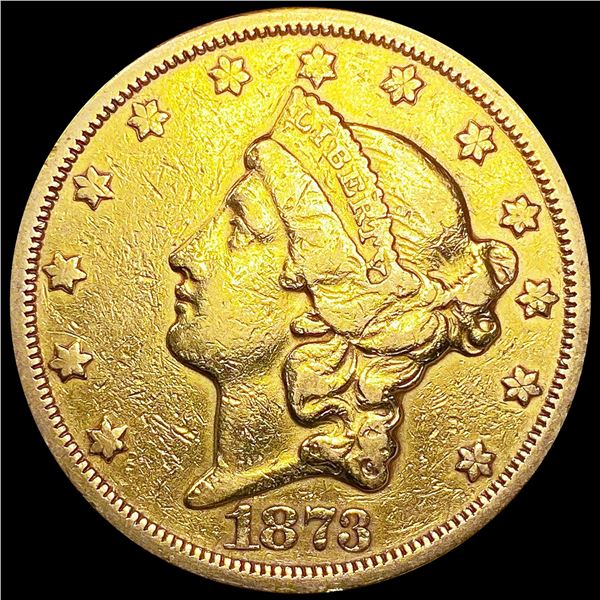 1873-S $20 Gold Double Eagle CLOSELY UNCIRCULATED