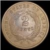 Image 2 : 1864 Two Cent Piece NEARLY UNCIRCULATED