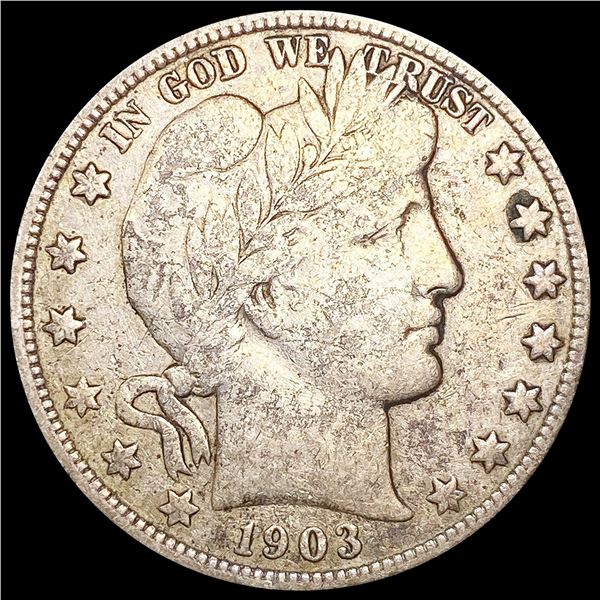1903-S Barber Half Dollar LIGHTLY CIRCULATED