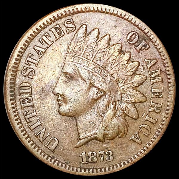 1873 Indian Head Cent NEARLY UNCIRCULATED