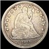Image 1 : 1861 Seated Liberty Quarter LIGHTLY CIRCULATED