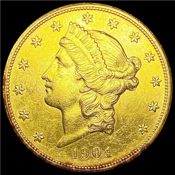 1904 $20 Gold Double Eagle UNCIRCULATED