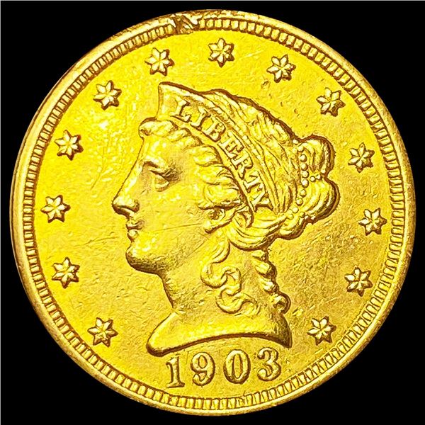 1903 $2.50 Gold Quarter Eagle UNCIRCULATED