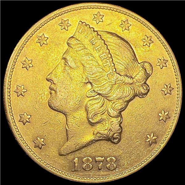 1878-S $20 Gold Double Eagle UNCIRCULATED