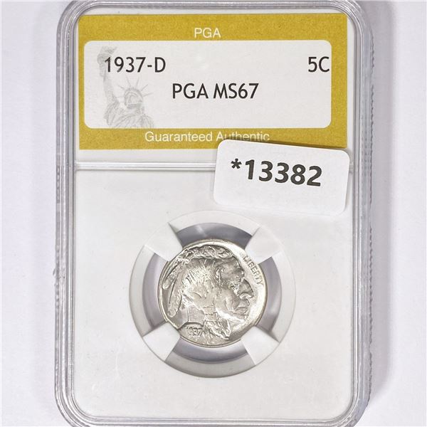 1937-D Buffalo Nickel PGA MS67