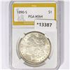 Image 1 : 1890-S Morgan Silver Dollar PGA MS64