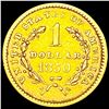 Image 2 : 1850 Rare Gold Dollar LIGHTLY CIRCULATED