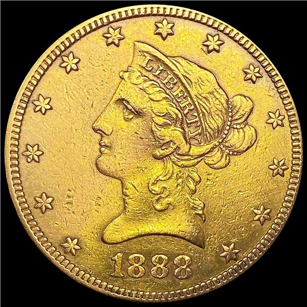 1888-S $10 Gold Eagle CLOSELY UNCIRCULATED