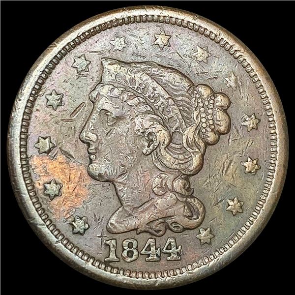 1844 Large Cent NICELY CIRCULATED