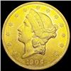 Image 1 : 1906 $20 Gold Double Eagle UNCIRCULATED