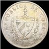 Image 1 : 1934 Cuba 1 Silver Peso UNCIRCULATED