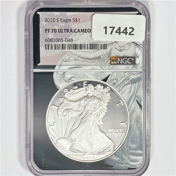 2020-S American Silver Eagle NGC PF70 UC