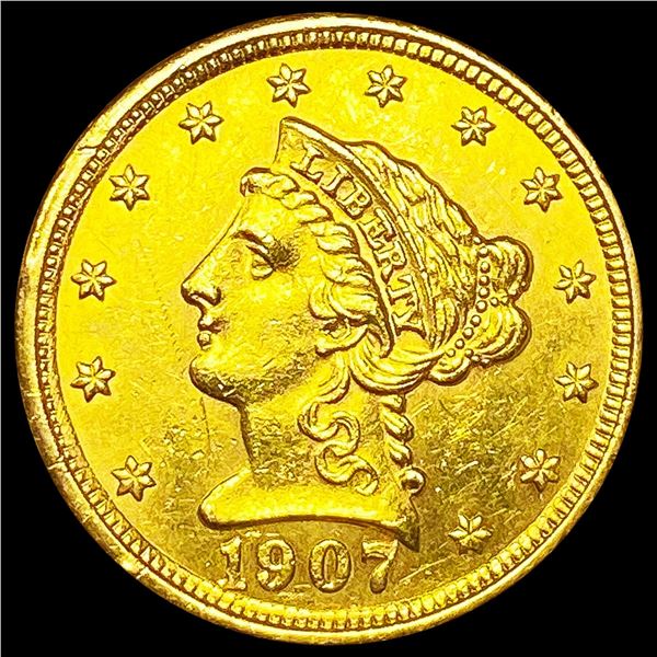 1907 $2.50 Gold Quarter Eagle UNCIRCULATED