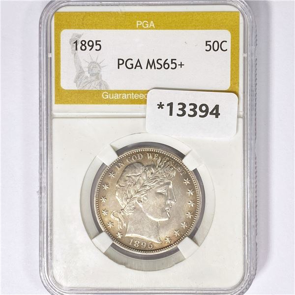 1895 Barber Half Dollar PGA MS65+