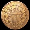 Image 1 : 1867 Two Cent Piece LIGHTLY CIRCULATED