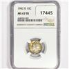 Image 1 : 1942-D Mercury Silver Dime NGC MS67 FB