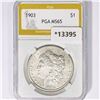 Image 1 : 1903 Morgan Silver Dollar PGA MS65