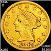 Image 1 : 1846-D $2.50 Gold Quarter Eagle HIGH GRADE