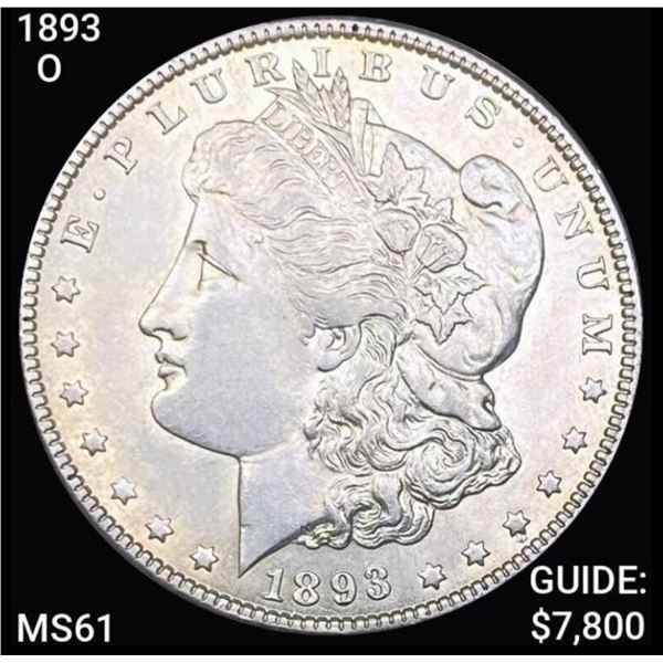 1893-O Morgan Silver Dollar UNCIRCULATED