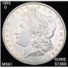 Image 1 : 1893-O Morgan Silver Dollar UNCIRCULATED