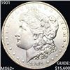 Image 1 : 1901 Morgan Silver Dollar UNCIRCULATED +