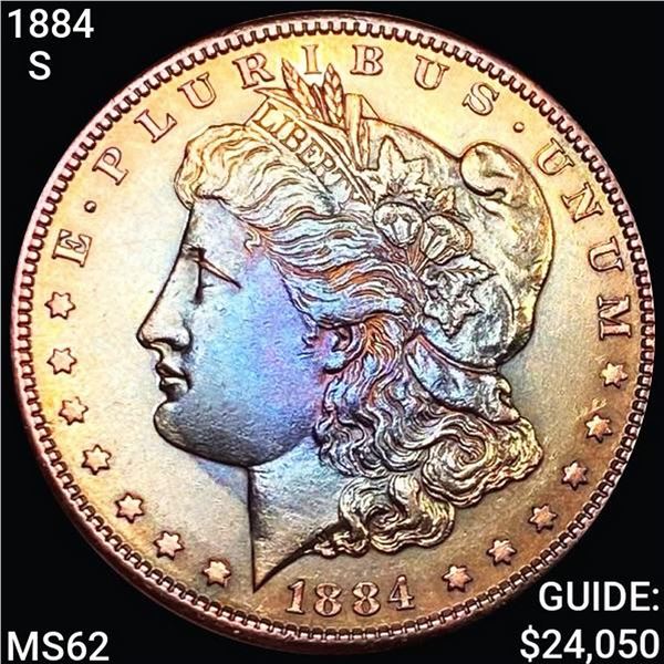 1884-S Morgan Silver Dollar UNCIRCULATED
