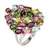 Image 2 : Natural Unheated Fancy Tourmaline Ring