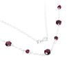 Image 2 : Natural Stunning Rhodolite Garnet Necklace