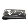 Image 4 : Valentino Black Leather Logo Print Bifold Wallet